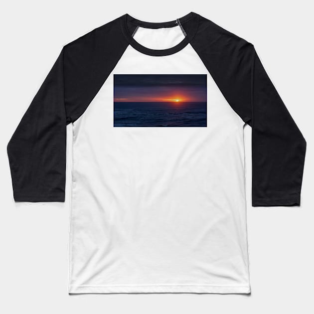 North Sea Dawn Baseball T-Shirt by axp7884